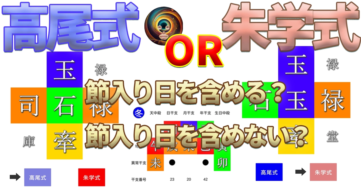 【高尾式？朱学式？】流派によって「人体図」って変わるんですか😫でも、算命学の万年暦。なら大丈夫😆